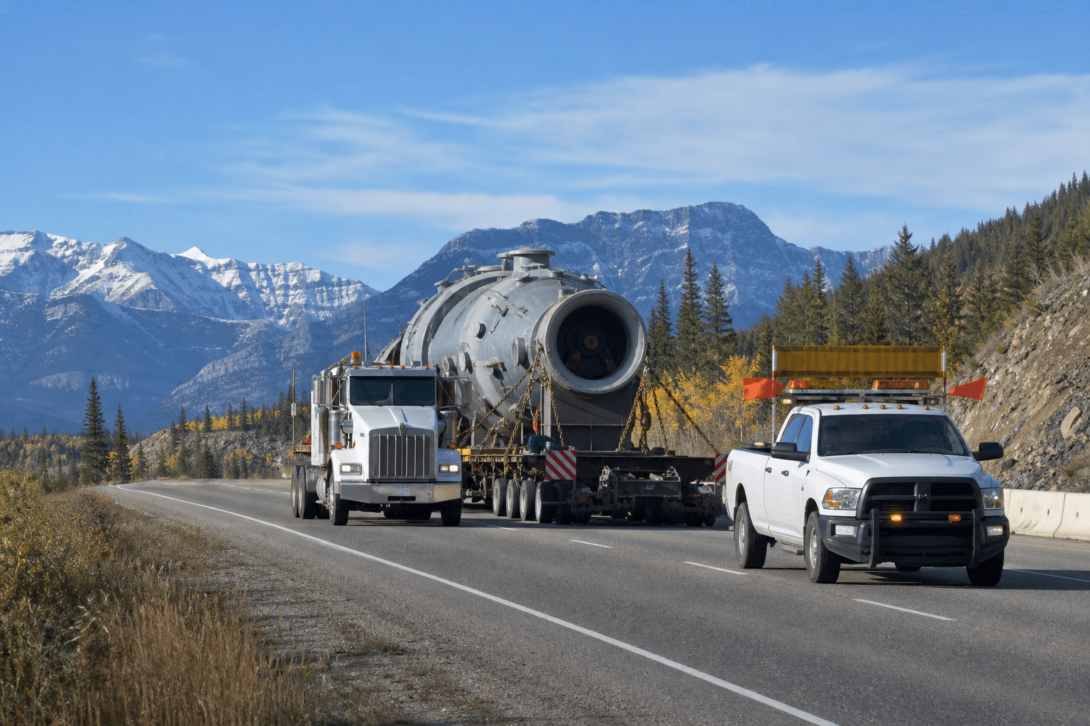 Wide-Load Transportation Escort Requirements in Alberta: What Shippers Should Confirm