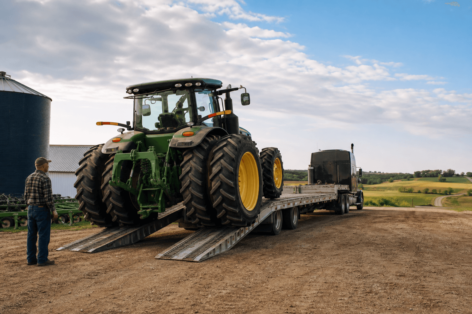 Agricultural Machinery Loading: Questions to Answer Before Transport